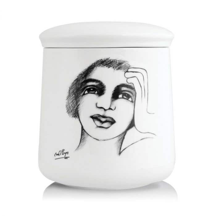 Carrol Boyes CANISTER Carrol Boyes Canister With Lid Large Well Inclined 0P-CANL-WLI-L (7274180477017)