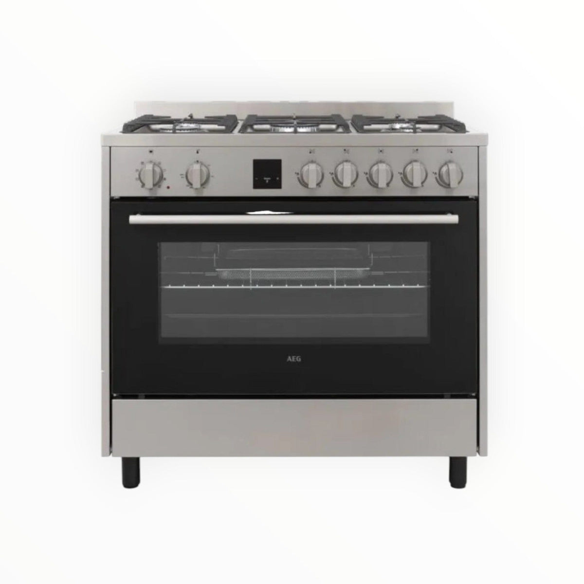 AEG appliances AEG 90cm Stainless Steel Gas And Electric Oven Stove AEGZA90ES1