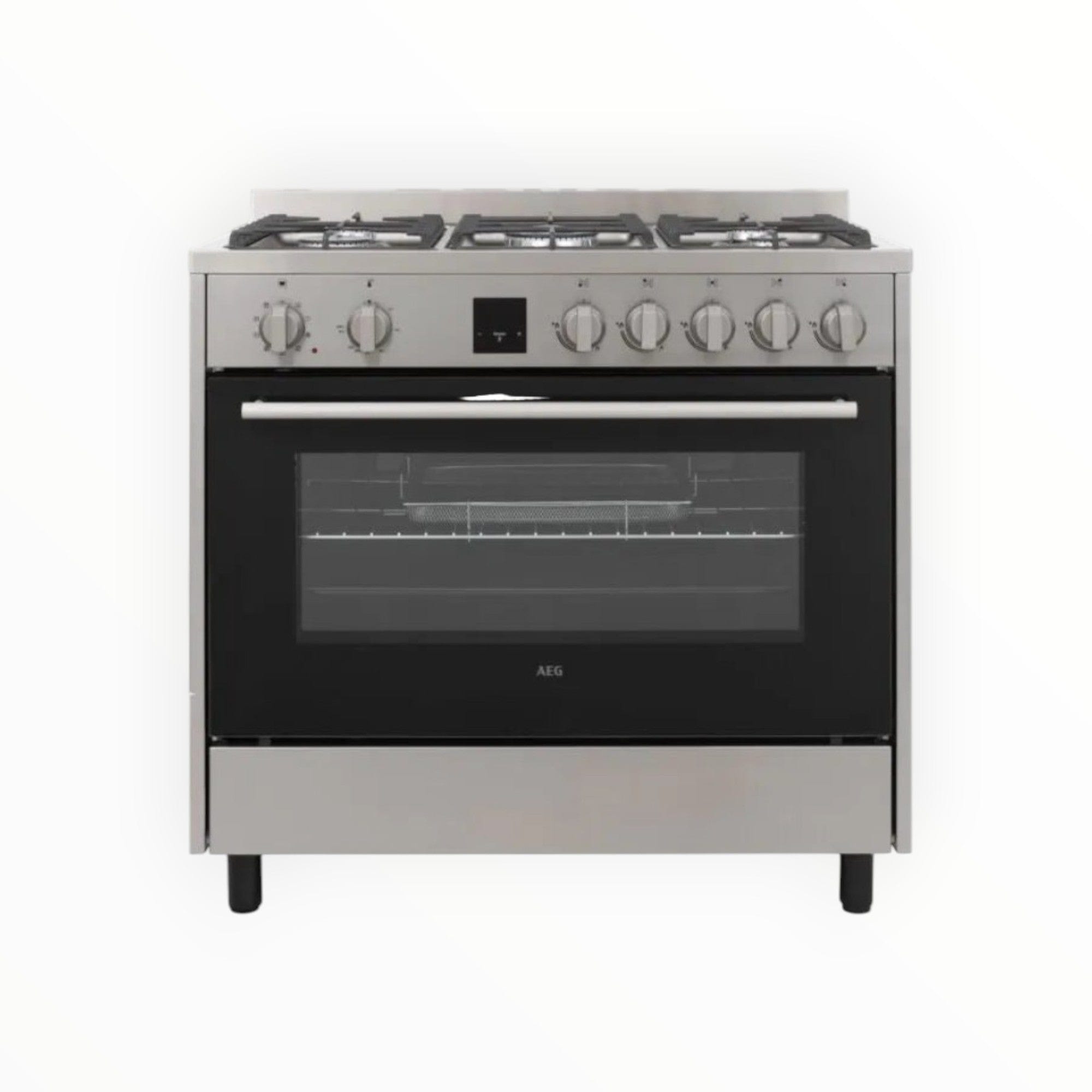 AEG appliances AEG 90cm Stainless Steel Gas And Electric Oven Stove AEGZA90ES1