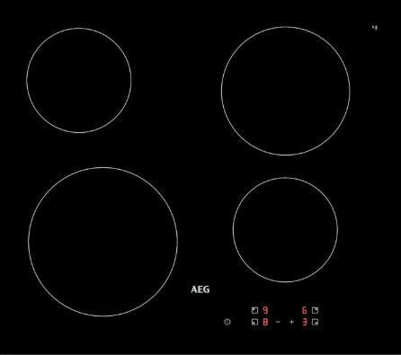 AEG Electric Hob AEG 60cm Touch Control Ceramic Hob HRB64600CB