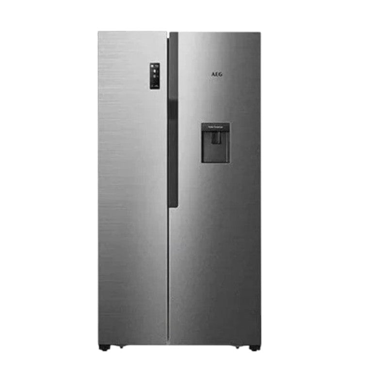 AEG 508L Silver Side by Side Fridge RXB57011NX