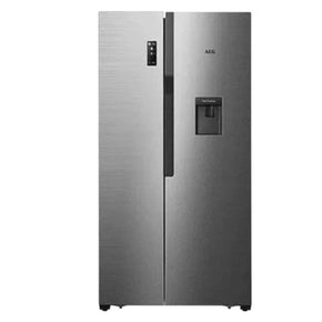 AEG 508L Silver Side by Side Fridge RXB57011NX