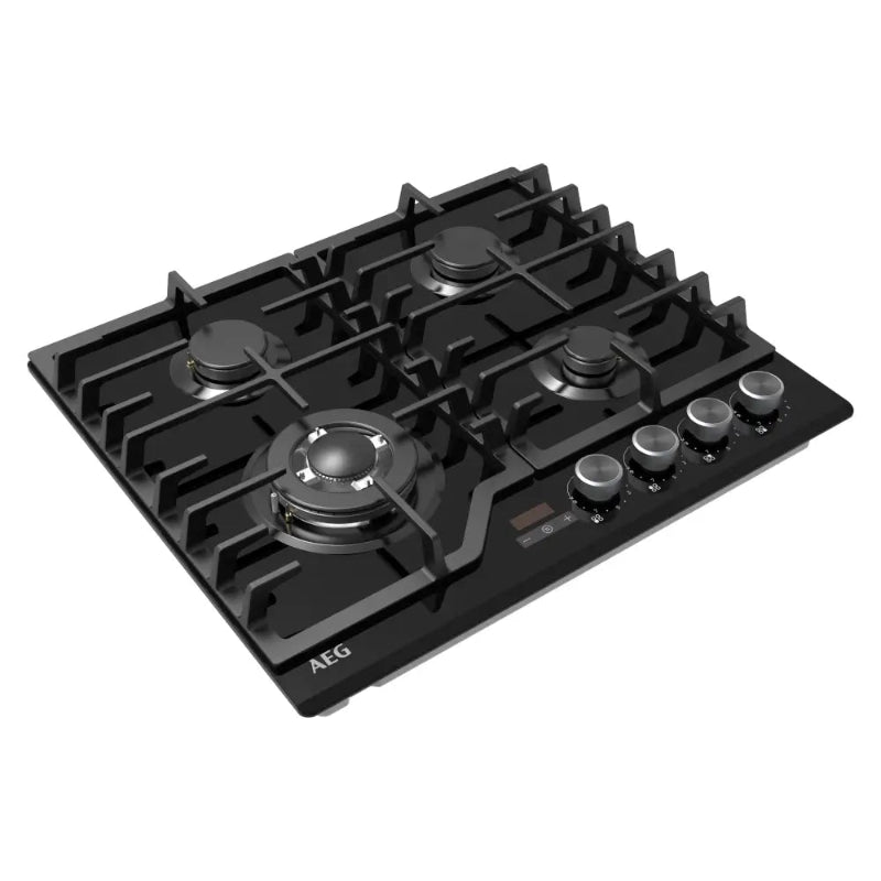 AEG 60cm Gas on Glass Hob with Timer AEGZA60BIHT1.