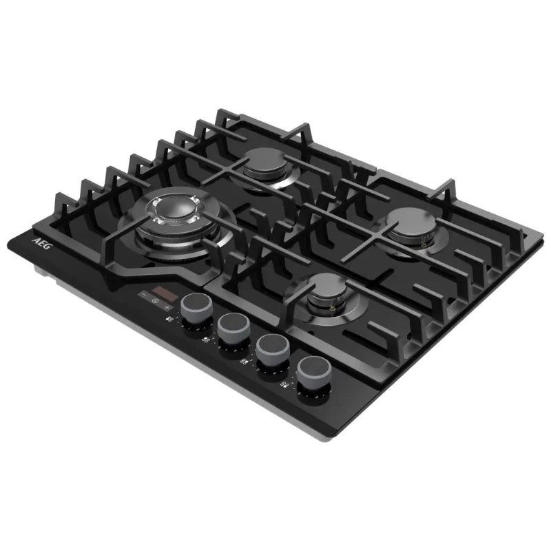 AEG 60cm Gas on Glass Hob with Timer AEGZA60BIHT1.