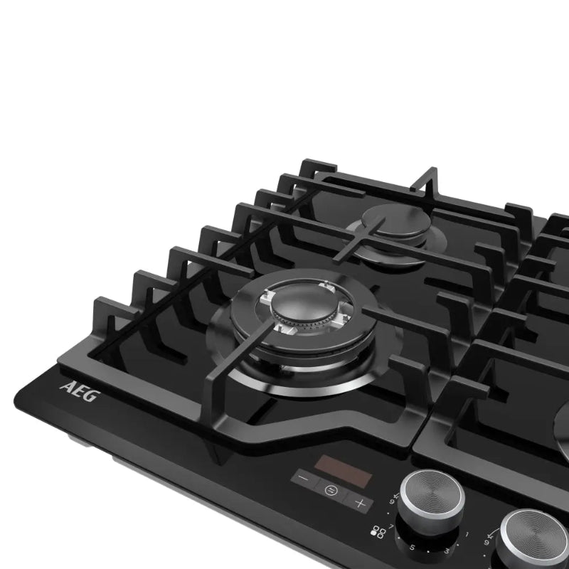 AEG 60cm Gas on Glass Hob with Timer AEGZA60BIHT1.