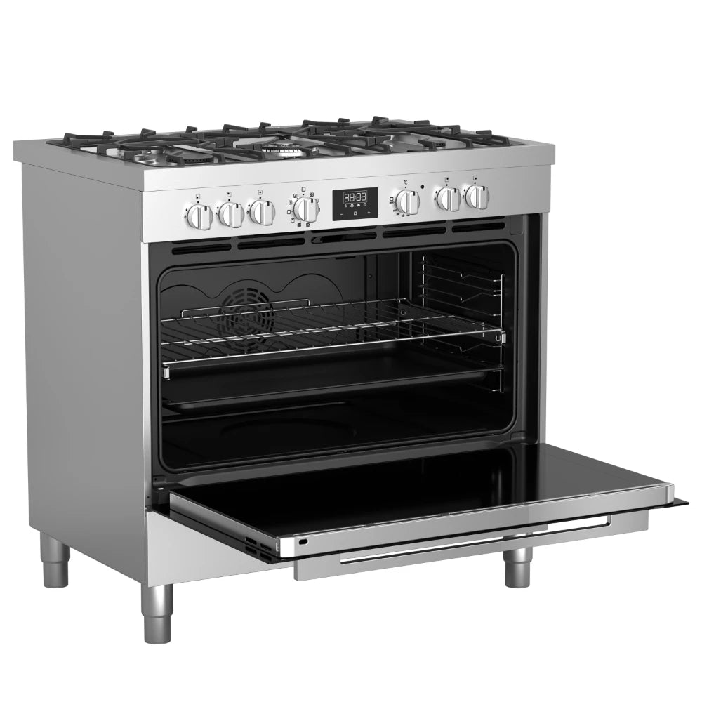 90cm Stainless Steel Freestanding Gas/Electric - AEG90GES1A.