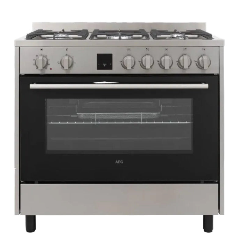 AEG 90cm Stainless Steel Gas And Electric Oven Stove AEGZA90ES1