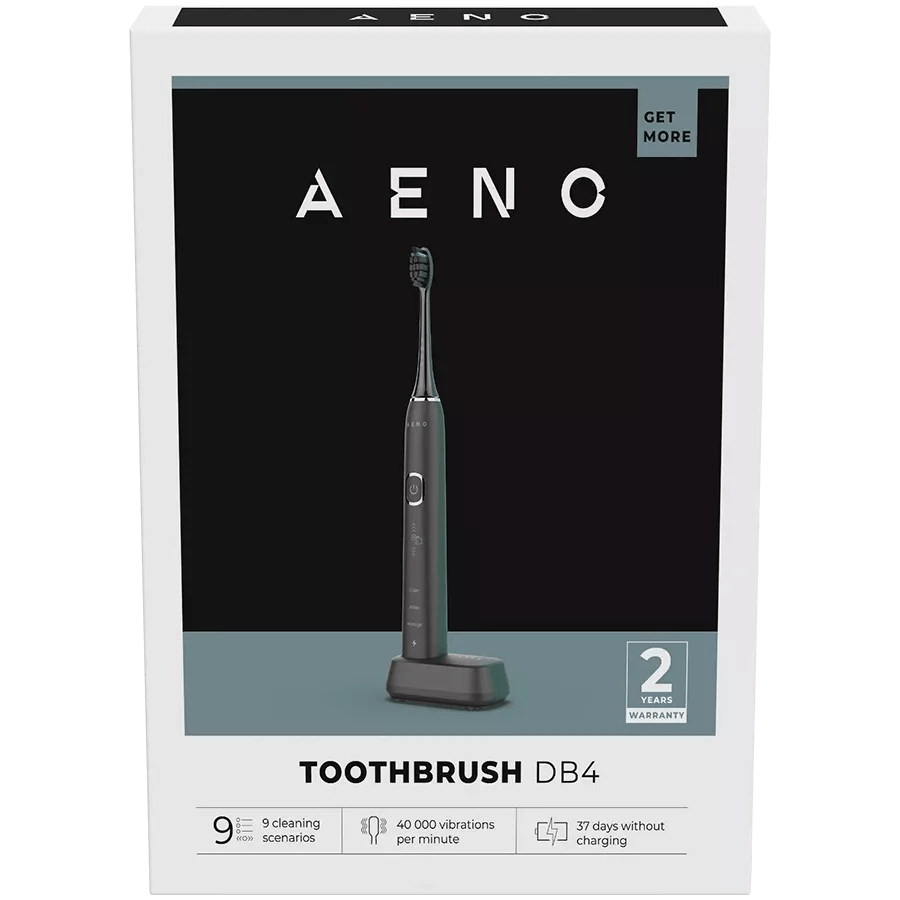 AENO Toothbrush AENO Sonic Electric Toothbrush DB4 Black 9 ADB0004 (7825027006553)