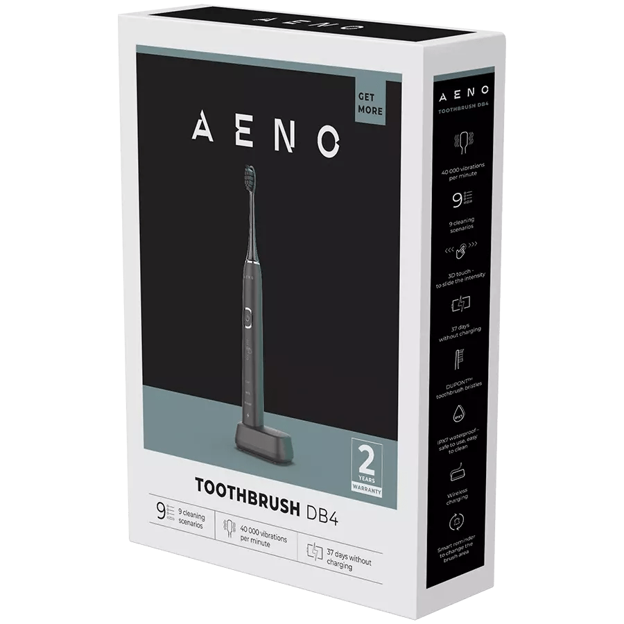 AENO Toothbrush AENO Sonic Electric Toothbrush DB4 Black 9 ADB0004 (7825027006553)