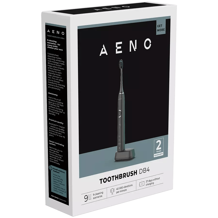 AENO Toothbrush AENO Sonic Electric Toothbrush DB4 Black 9 ADB0004 (7825027006553)