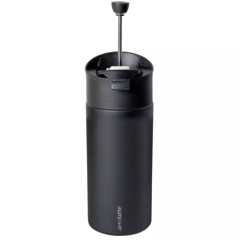 Aerolatte Milk Frother Aerolatte Press & Go French Press Coffee Travel Mug Double Walled 350ml DK-PG-BK (7822327677017)