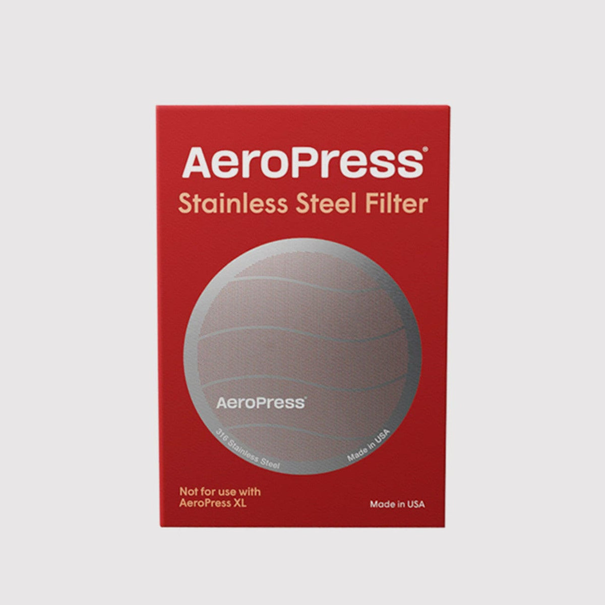 AeroPress COFFEE MACHINE AeroPress Reusable Metal Filter AP-FB-81MF1 (7423050612825)
