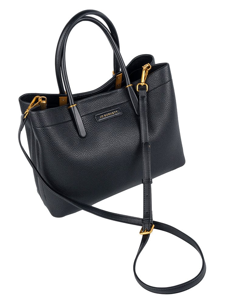 Jo Borkett Handbag Jo Borkett Olivia Shopper Black JBH105055