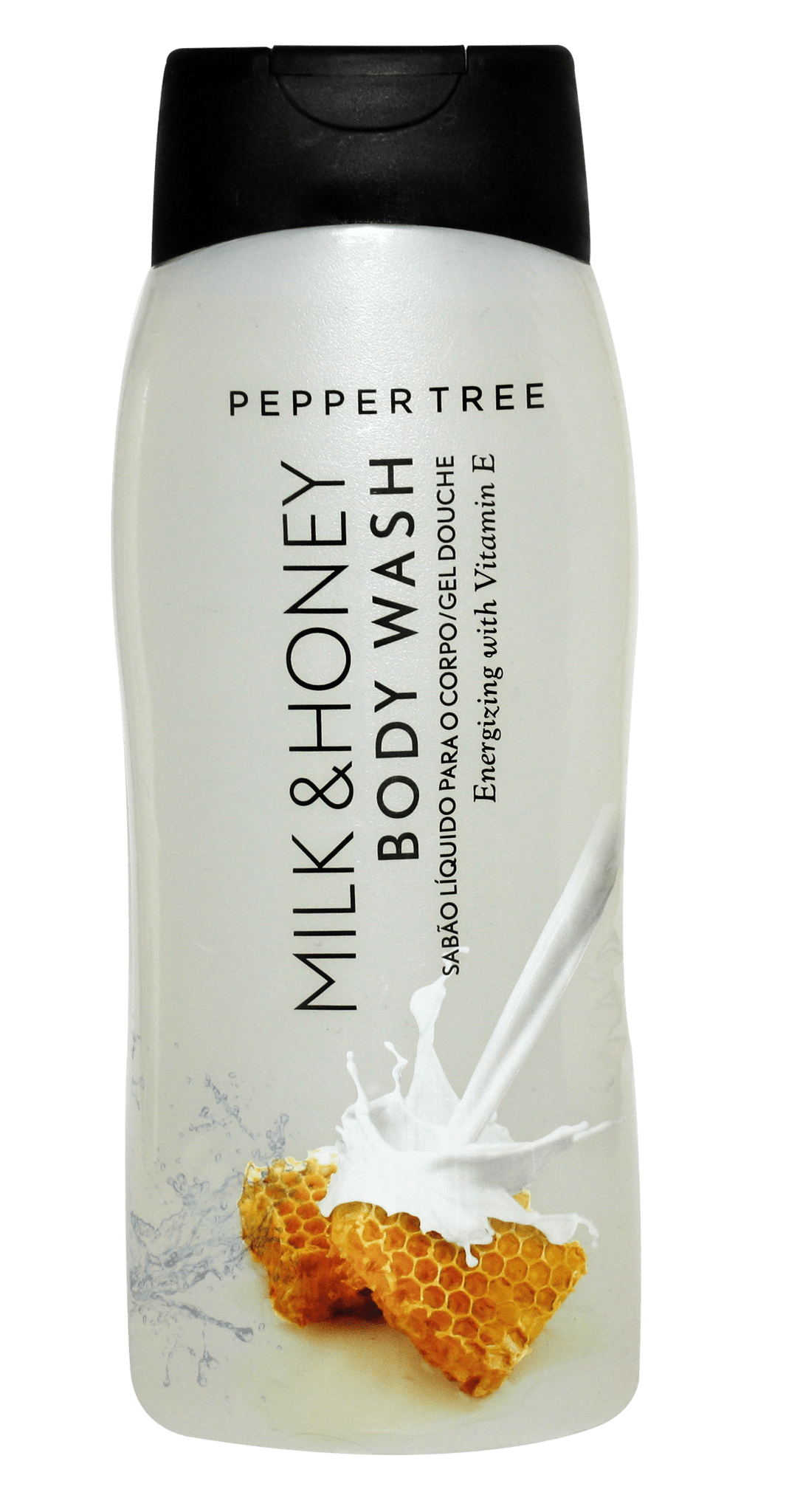 Pepper Tree SOAP DISH Pepper Tree Body Essentials Milk & Honey Body Wash 400ml (7473622745177)