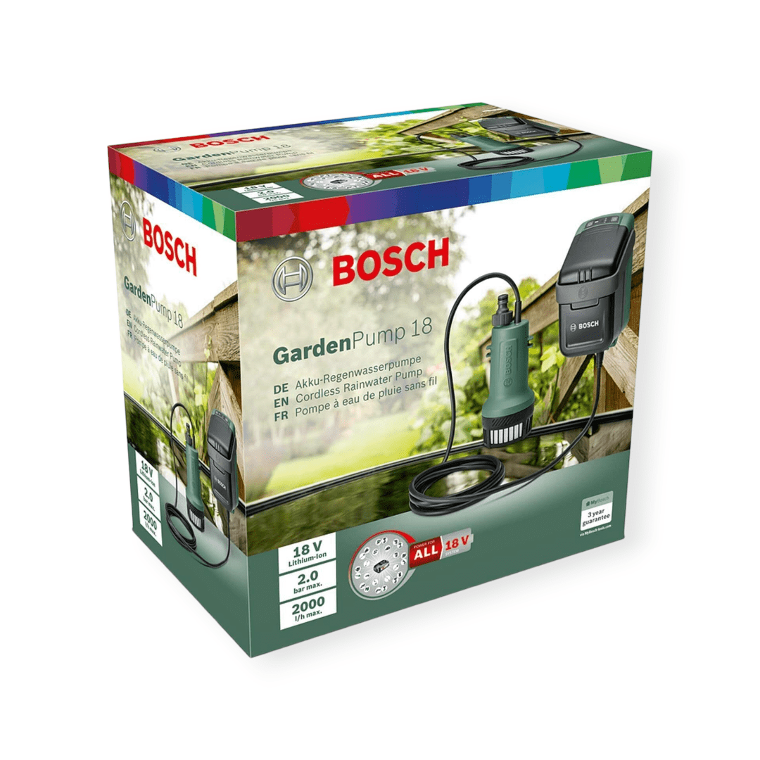 Bosch Garden Pump BOSCH Garden Pump 18 Cordless Rainwater Pump (7443190186073)