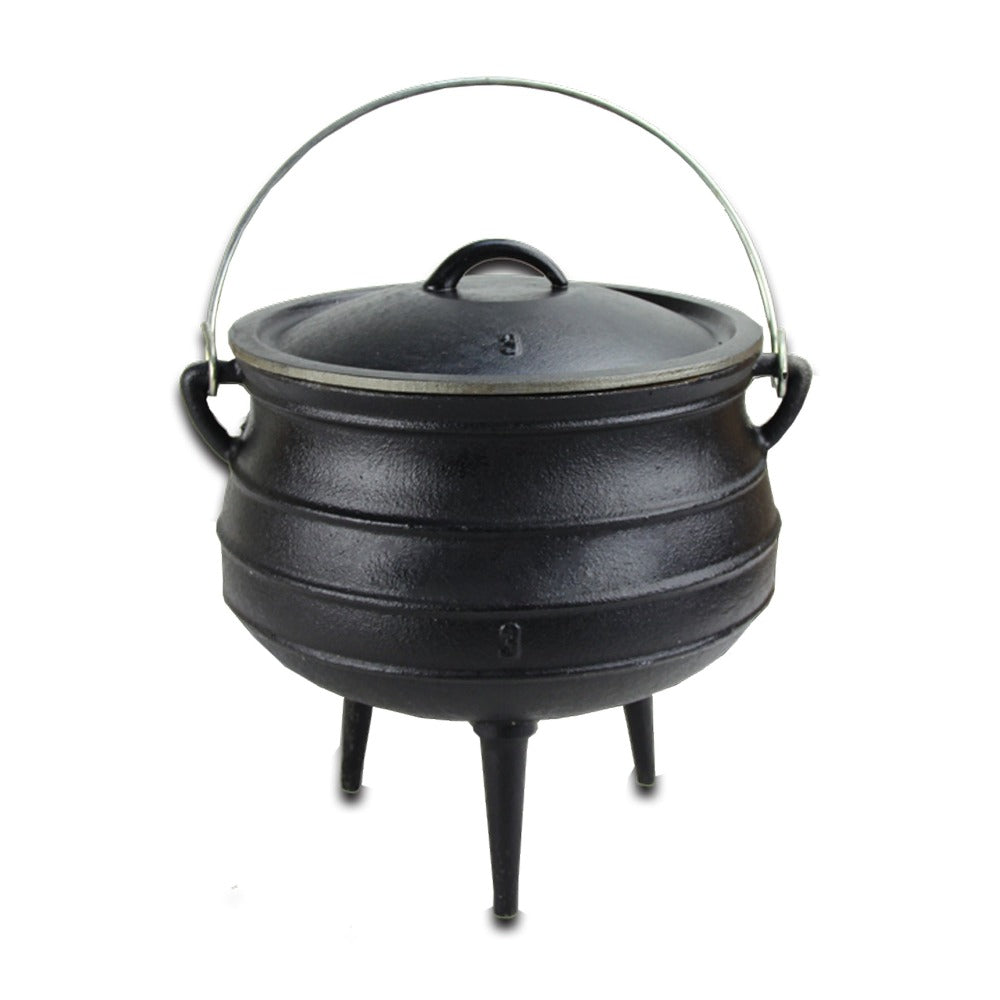 Afritrail Cast Iron Pots Seagull Potjie No.3 Cast Iron ACW-P3 (7430031933529)