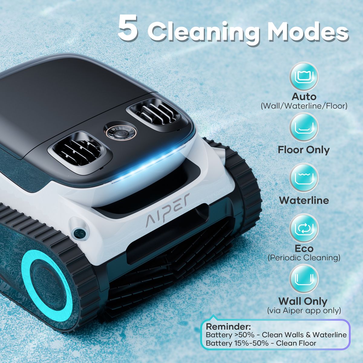 Aiper POOL Aiper Scuba N1 Pro Cordless Robotic Pool Cleaner AI00455764001
