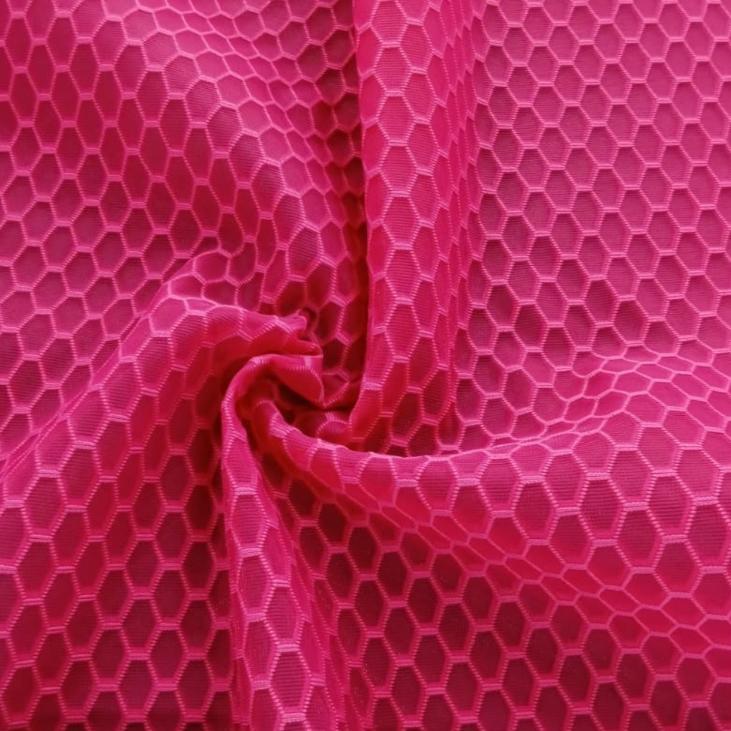 AIRTECH Dress Fabrics Cerise Pink Bonded Airtech Fabric 150 cm (6558237950041)