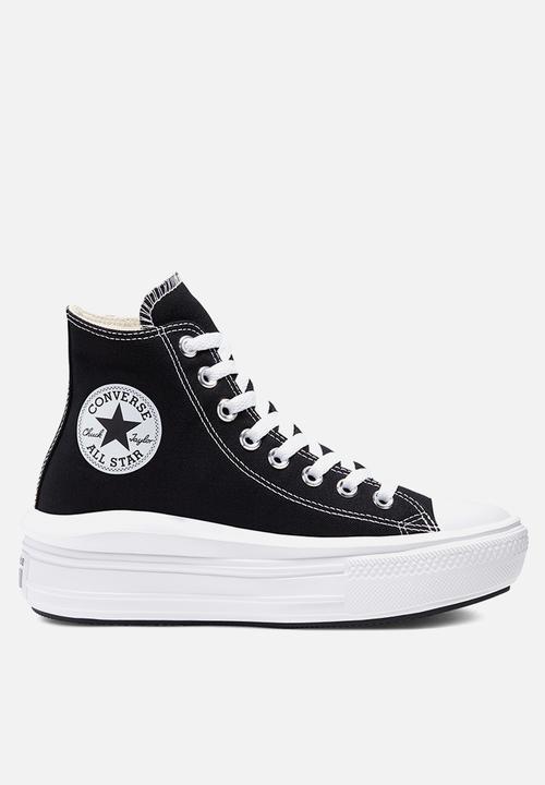All Star Converse Sneaker Chuck Taylor All Star move platform hi - black / natural ivory / white (7764577747033)