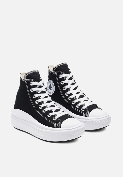All Star Converse Sneaker Chuck Taylor All Star move platform hi - black / natural ivory / white (7764577747033)