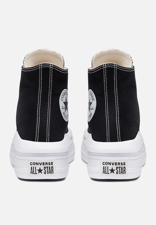 All Star Converse Sneaker Chuck Taylor All Star move platform hi - black / natural ivory / white (7764577747033)