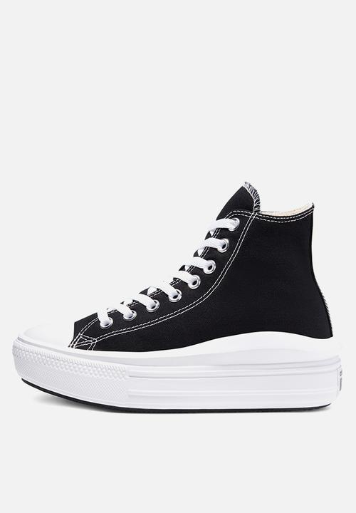 All Star Converse Sneaker Chuck Taylor All Star move platform hi - black / natural ivory / white (7764577747033)