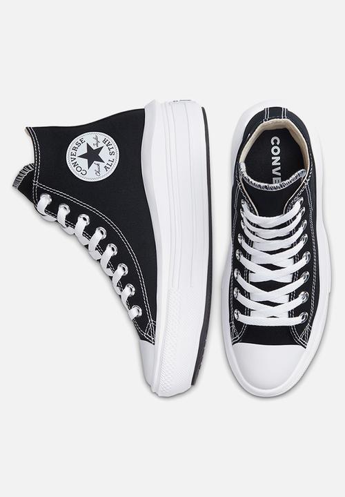 All Star Converse Sneaker Chuck Taylor All Star move platform hi - black / natural ivory / white (7764577747033)