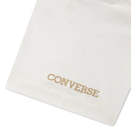 Converse Stacked Shoe Graphic Tee Youths-Egret 9CH954