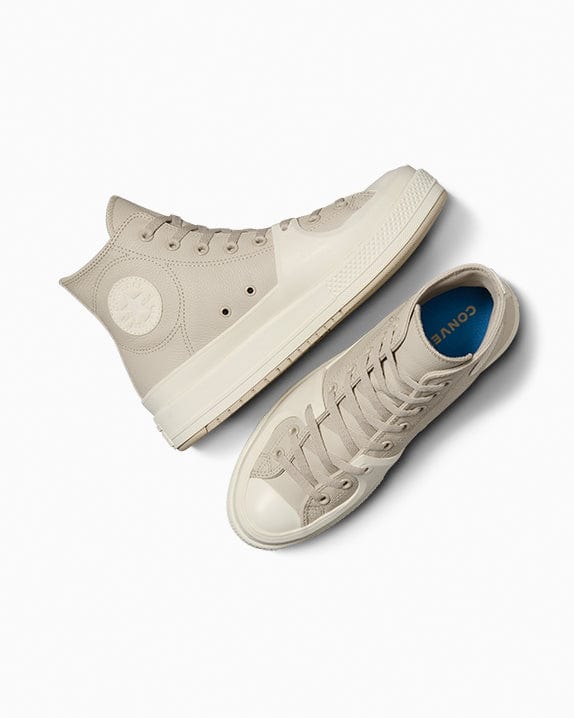 All Star Converse Sneakers Chuck Taylor All Star Construct Leather Play On Sport Hi (7764549566553)