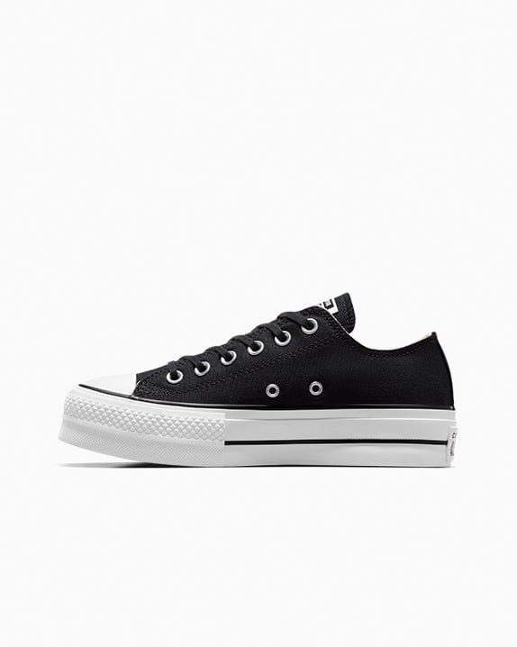 All Star Converse Sneakers Converse Chuck Taylor All Star Lift Lo Canvas Black (7799674929241)