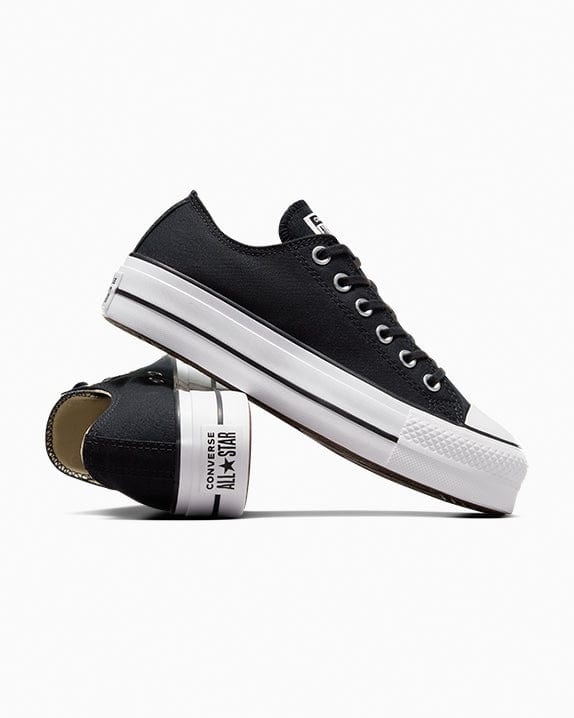 All Star Converse Sneakers Converse Chuck Taylor All Star Lift Lo Canvas Black (7799674929241)