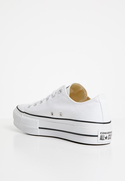 All Star Converse Sneakers Converse Chuck Taylor All Star Lift Lo Canvas White (7799689216089)