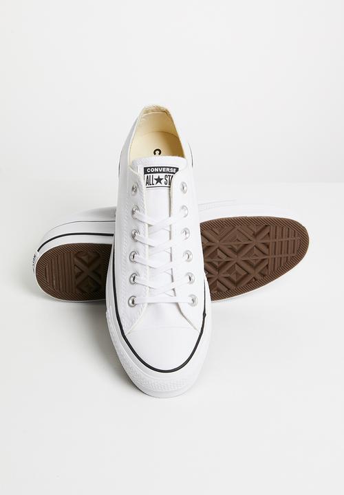 All Star Converse Sneakers Converse Chuck Taylor All Star Lift Lo Canvas White (7799689216089)