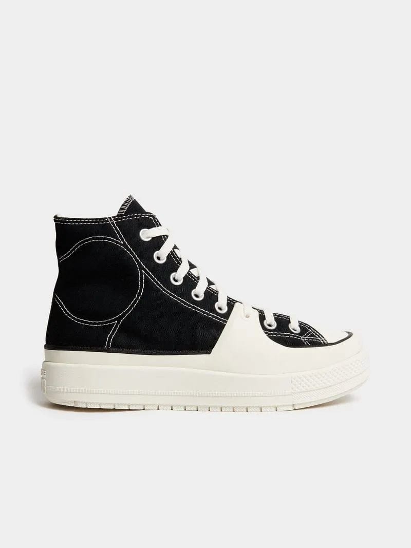 All Star Converse Sneakers Converse Men's CTAS Construct Hi Black/White Sneaker (7764555759705)