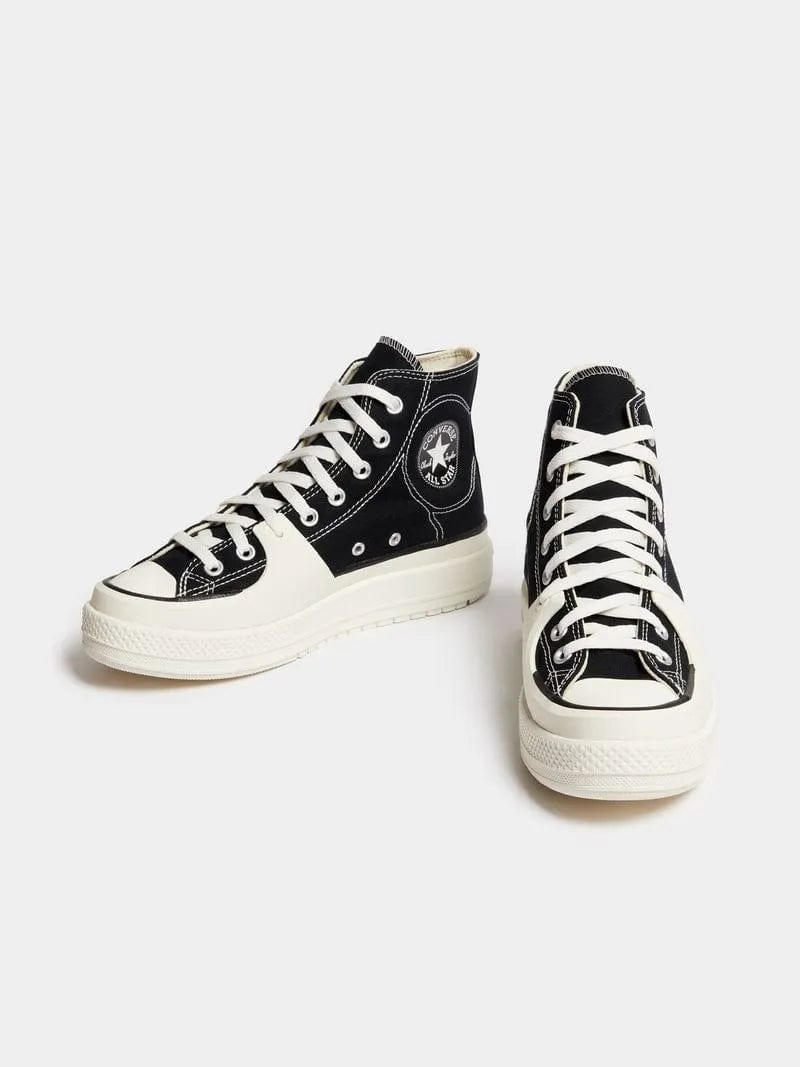 All Star Converse Sneakers Converse Men's CTAS Construct Hi Black/White Sneaker (7764555759705)