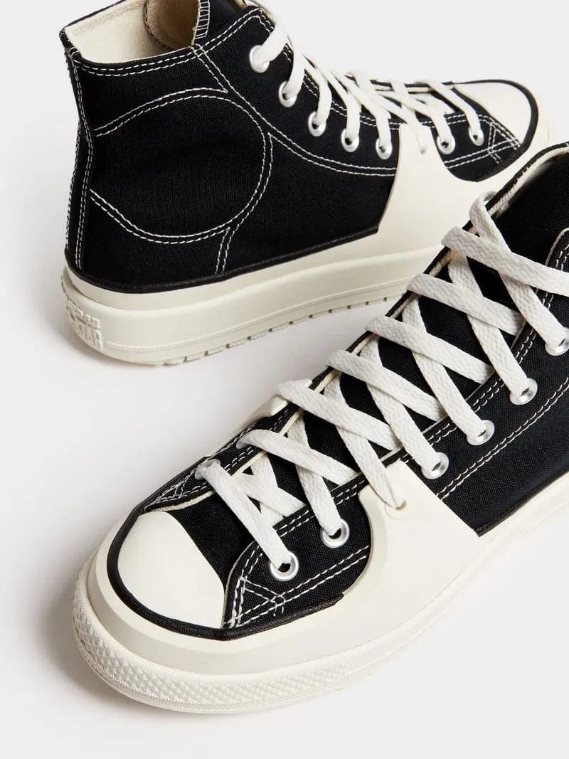 All Star Converse Sneakers Converse Men's CTAS Construct Hi Black/White Sneaker (7764555759705)