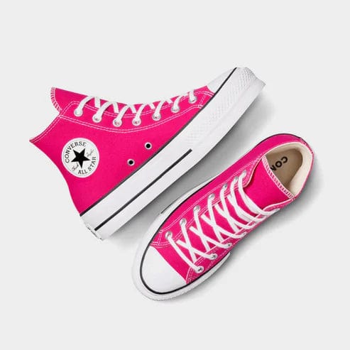 All Star Converse Sneakers Converse Womens Chuck Taylor All Star Lift Platform Pink/White (7825301045337)