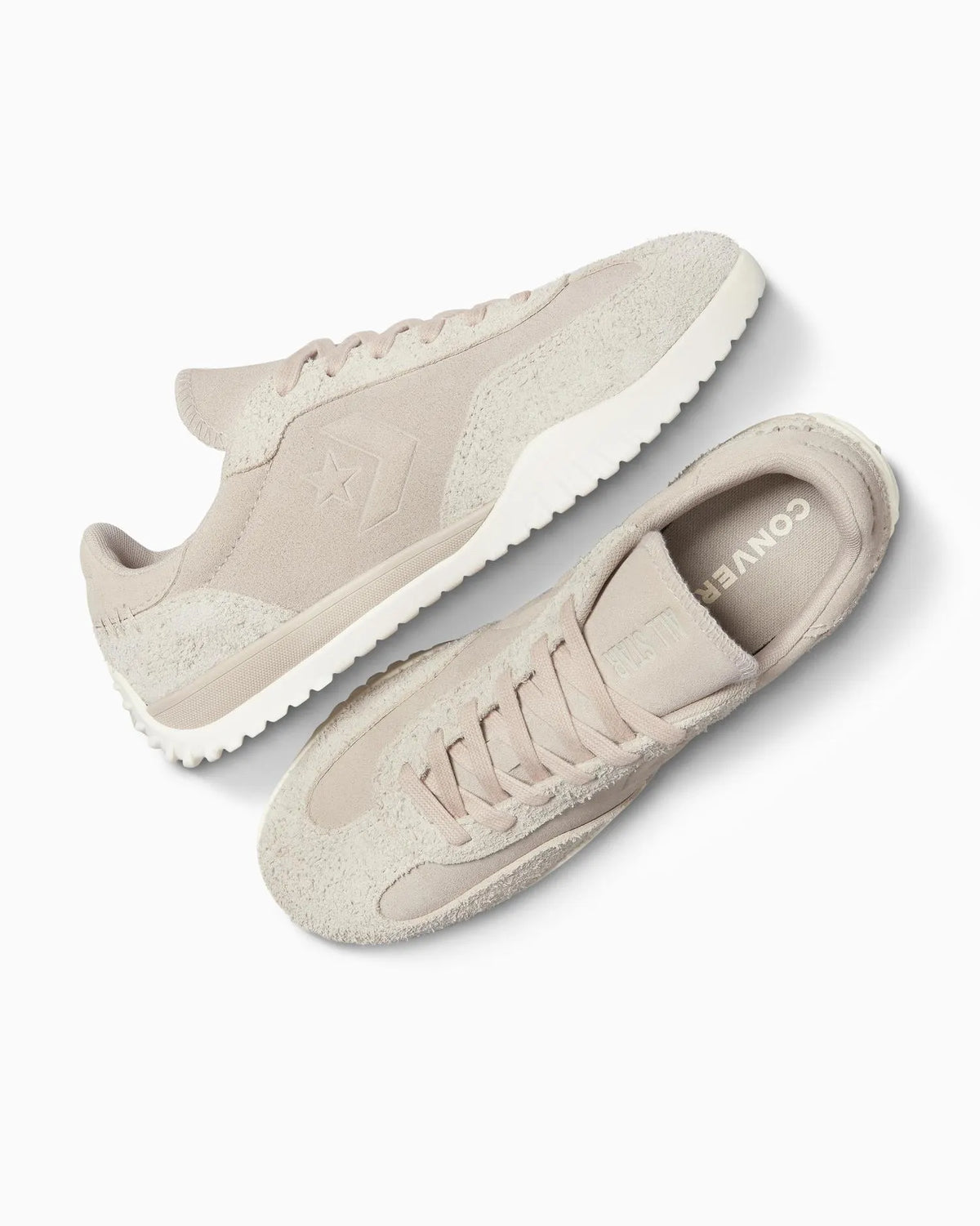 All Star Converse Sneakers Unisex Converse Run Star Trainer Colourful Suede Low Top Papyrus