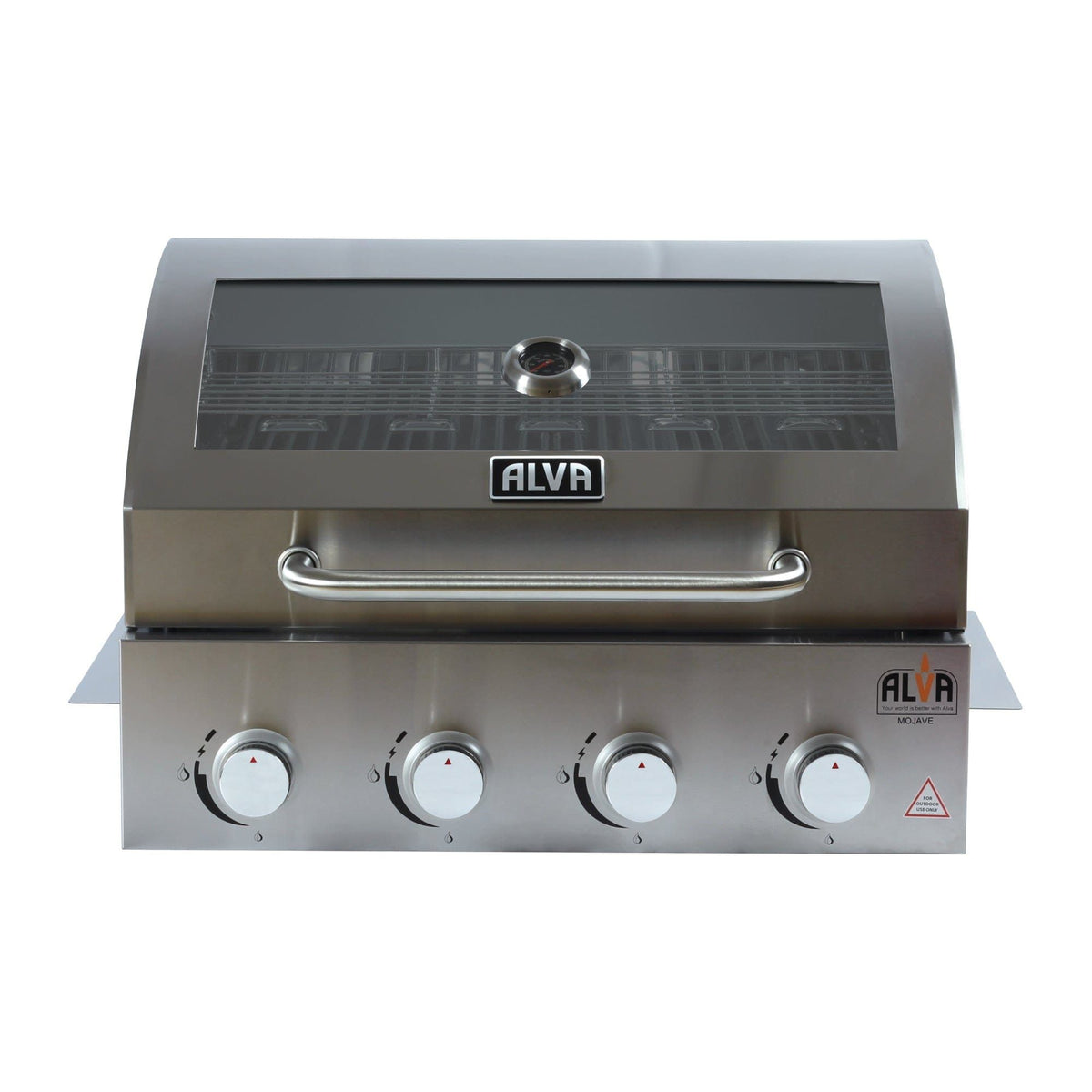 alva 4-Burner Glass Hood Alva Mojave 4-Burner Glass Hood Drop-In Gas BBQ GSS4BTT