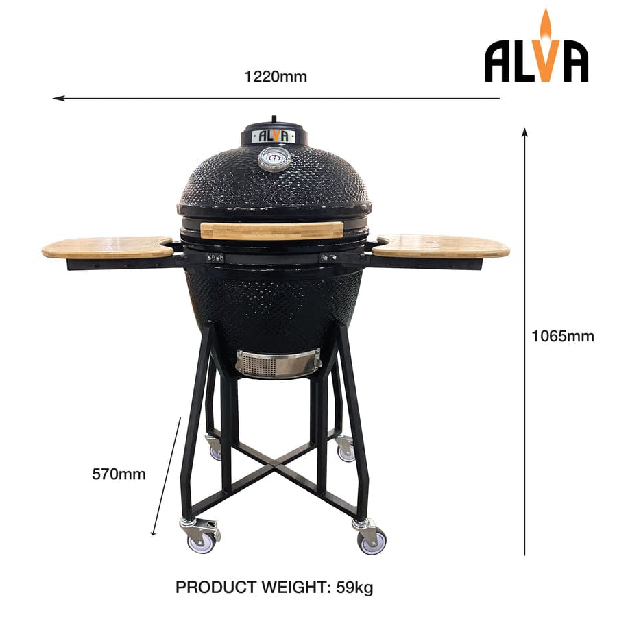 alva BRAAI STAND Alva Kilimanjaro 46cm Ceramic Kamado BBQ G671