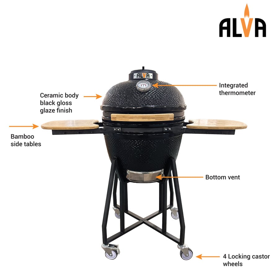 alva BRAAI STAND Alva Kilimanjaro 46cm Ceramic Kamado BBQ G671