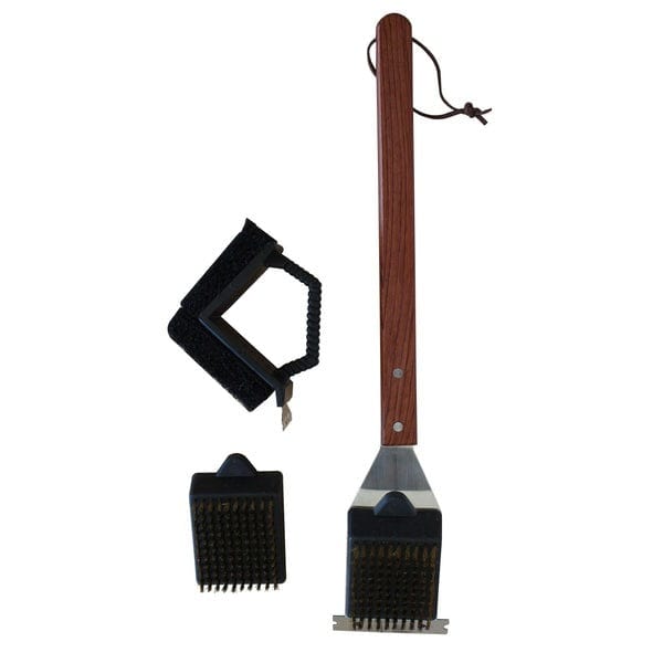 alva Braai T-Brush Alva Premium Grill Care Kit Brush & Scraper Tool BA40 (7767852482649)