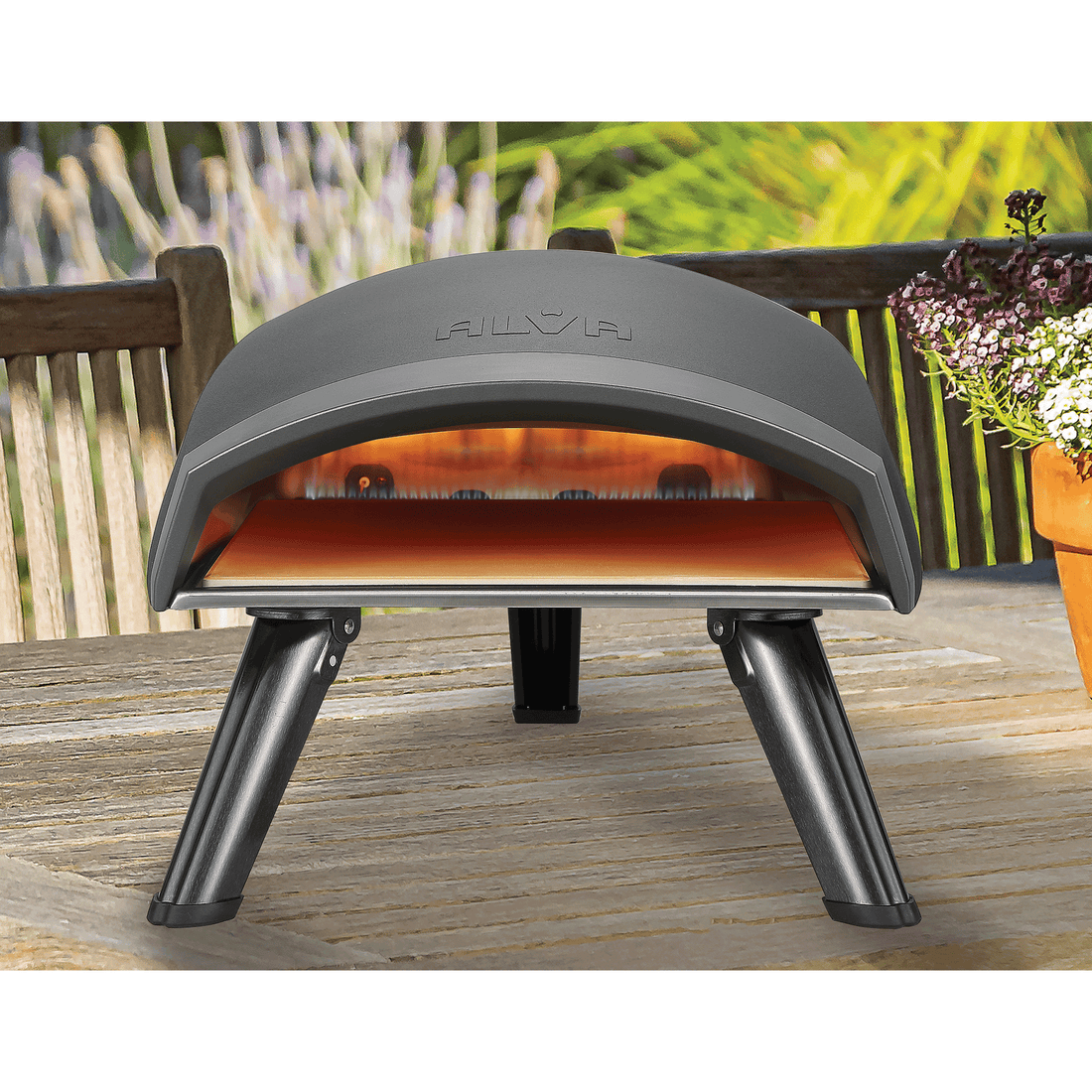 alva Catering Equipment Alva Presto Gas Pizza Oven Black GPO102 (7436018942041)
