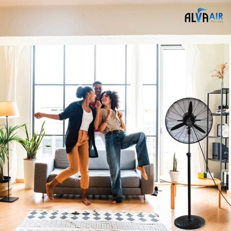 ALVA Fans ALVA AIR 50CM PEDESTAL FAN ACS600 BLACK