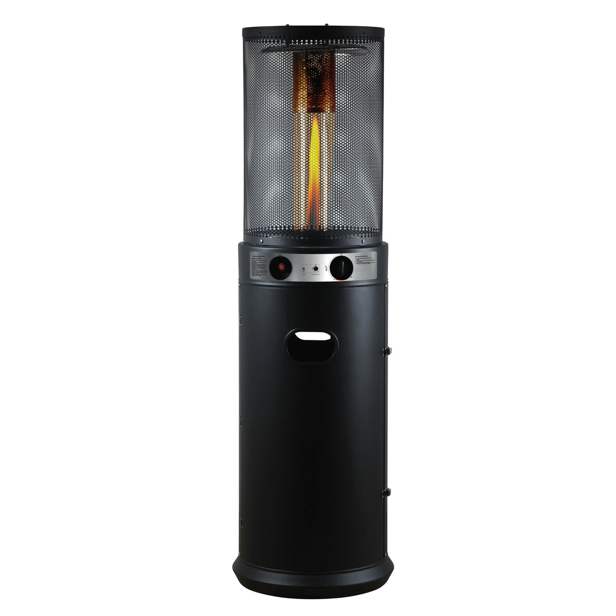 Alva Gas Heaters Alva Circular Midi Stand Gas Patio Heater | Fire Stick Design -GHP61