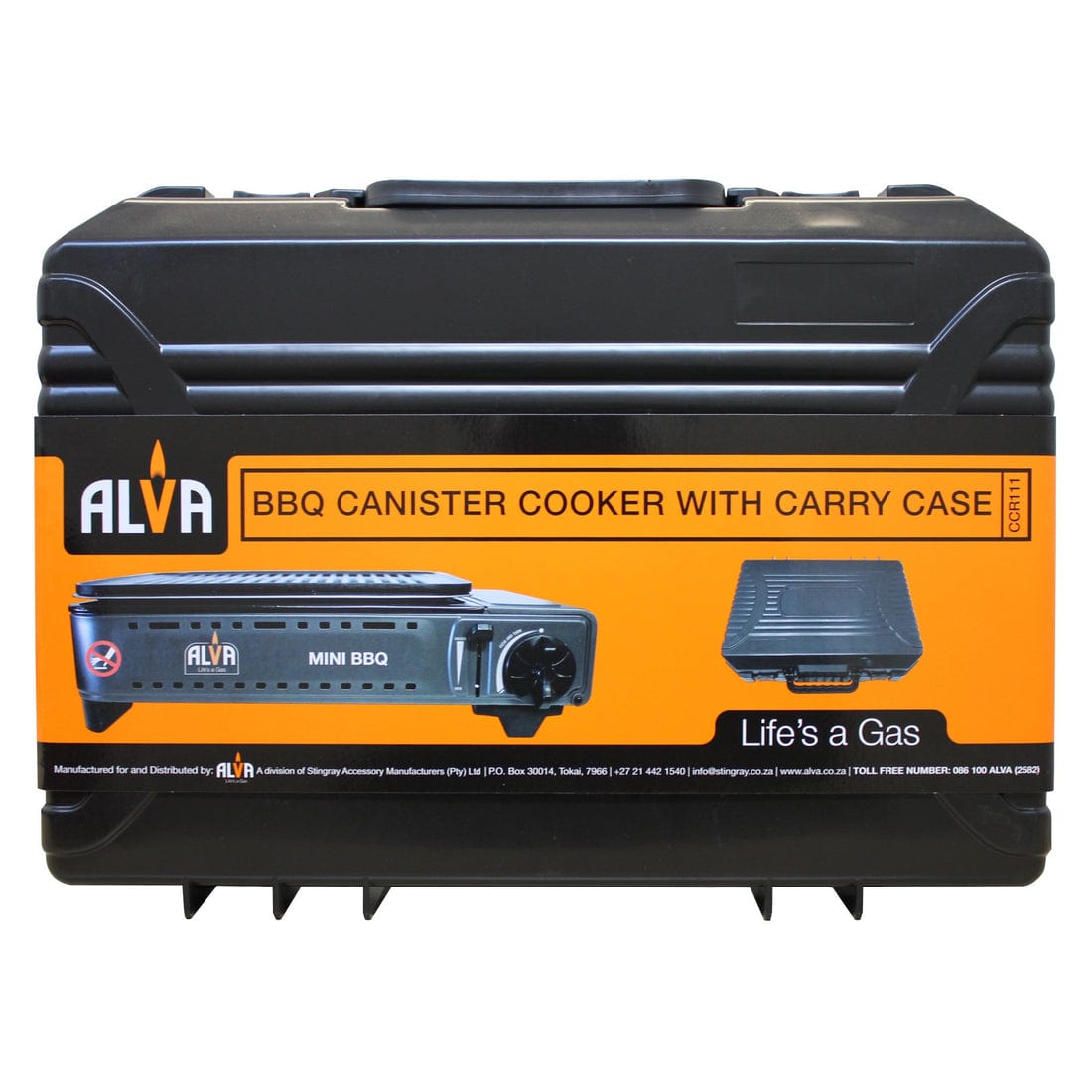 alva Gas Stove Alva Butane Canister Mini BBQ Cooker + Carry Case CCR111 (7767858643033)