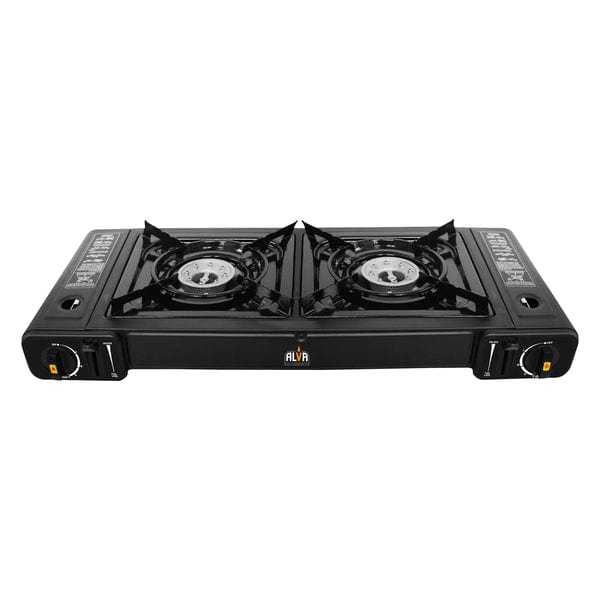 alva Gas Stove Alva Double Burner Butane Canister Stove CCR102 (7467887067225)