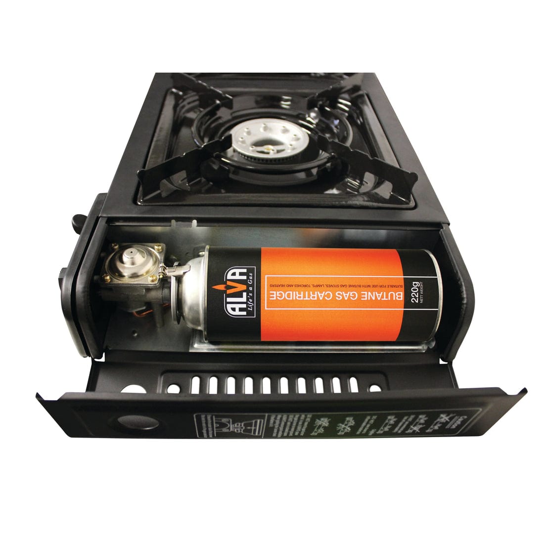 alva Gas Stove Alva Double Burner Butane Canister Stove CCR102 (7467887067225)