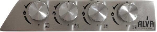 alva HOT PLATE Alva 60cm 4-burner Gas Hob Stainless Steel GDH100 (7307164680281)