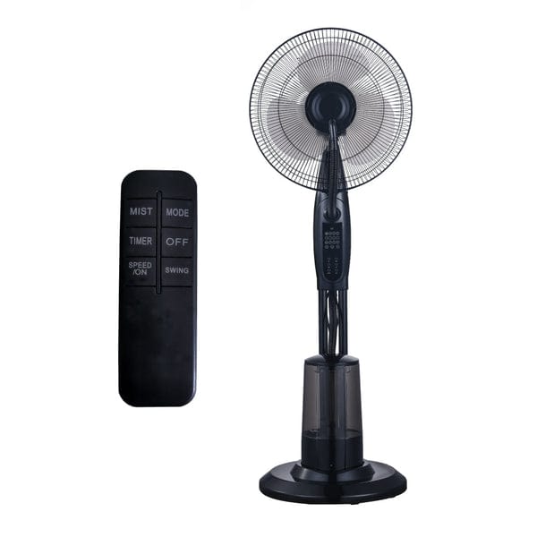 alva MIST ALVA 40cm Black Pedestal Mist Fan ACS305 (7815043973209)